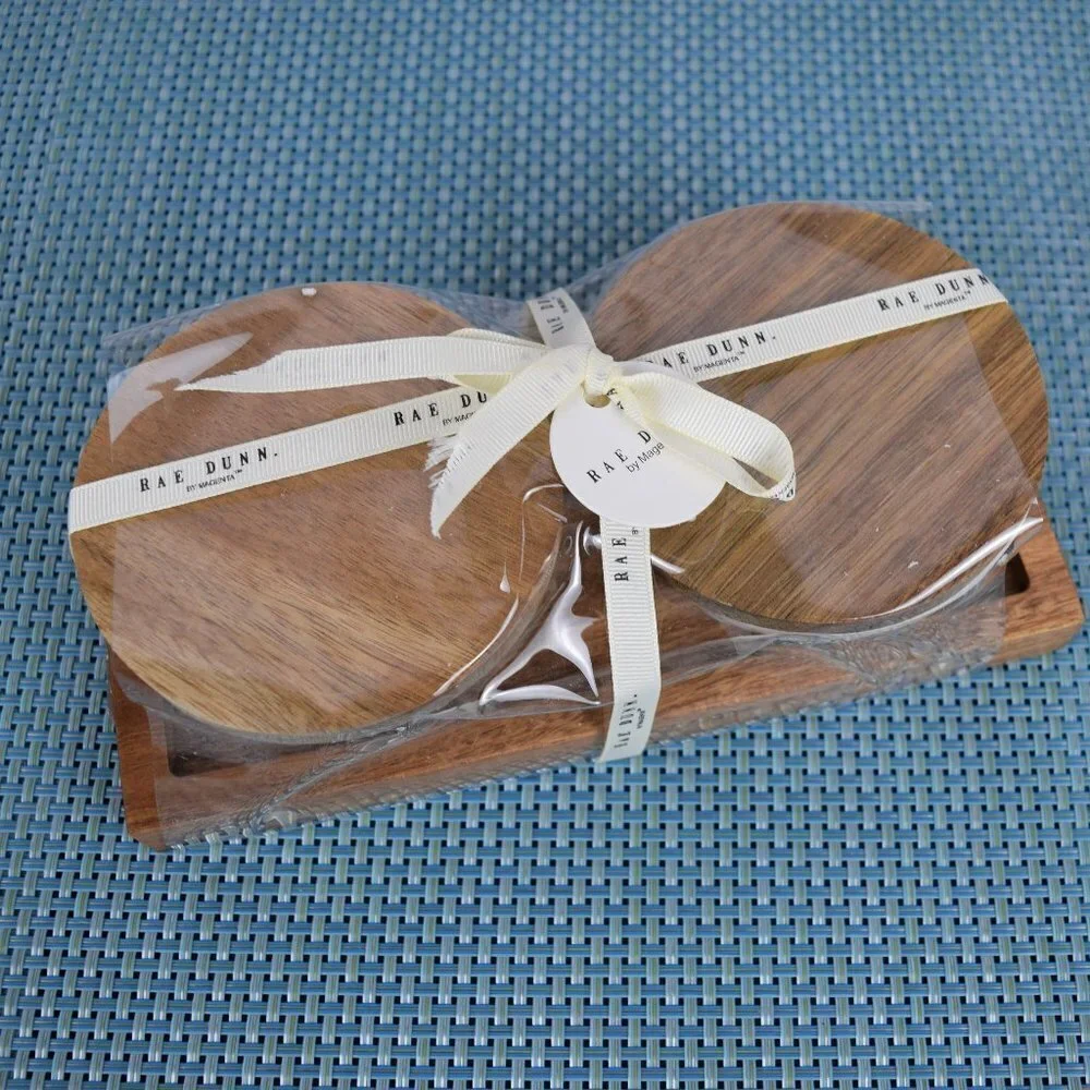 New Rae Dunn 3-PC Bowls & Tray Set Create Inspire